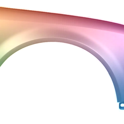 Stænkskærm højre til AUDI A4 B6 2000-2004 Lakeret i ønsket farve