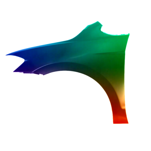 Stænkskærm til venstre til VW Golf Sportsvan 2014-2020 Lakeret i ønsket farve