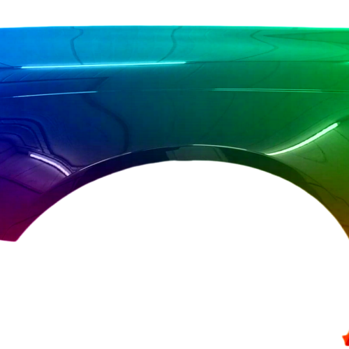 Stænkskærm til venstre til AUDI A6 C6 2008-2011 Lakeret i ønsket farve NY