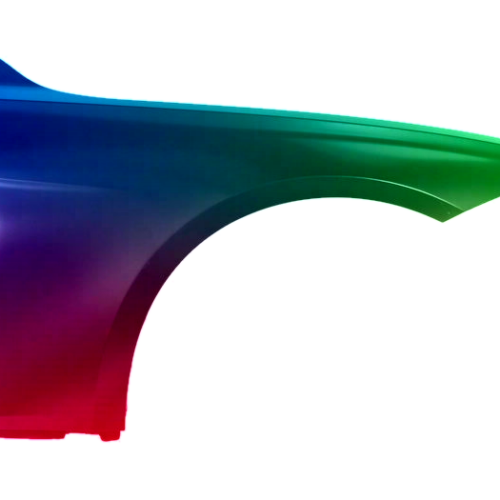 Stænkskærm foran til højre til BMW F30 F31 F34 F35 12-19 MALET I FARVE EFTER EGET VALG NY