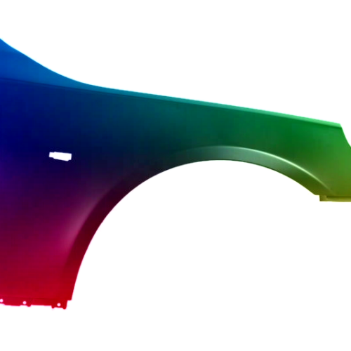 Stænkskærm foran til højre til BMW E60 E61 03-10 LACKERET I DIN VALGFARVE