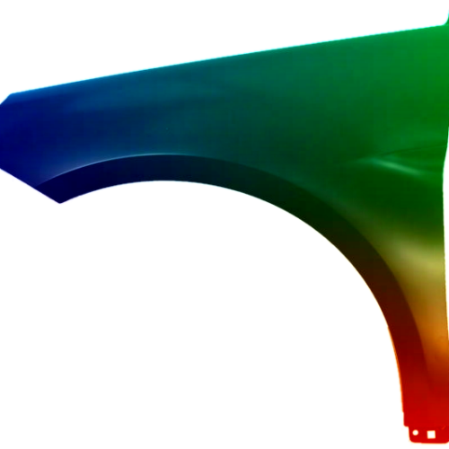 Stænkskærm til venstre til Mercedes B-klasse W245 05-08 Lakeret i ønsket farve