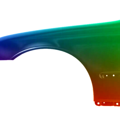 Stænkskærm til venstre til Mercedes C-Klasse W203 2000-2007 Lakeret i ønsket farve