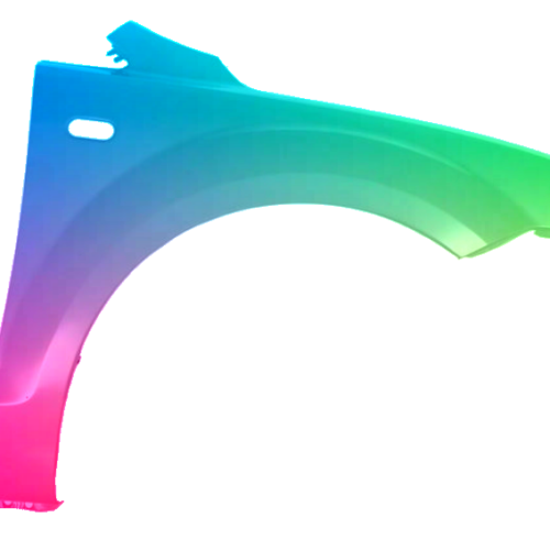 Stænkskærm venstre til Ford Focus MK2 2004-2008 Polar Silver Met. Ny, ny.