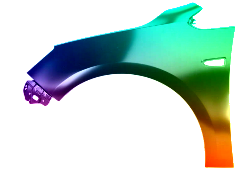 Stænkskærm VENSTRE FORAN til Opel Astra J 09-15 MALET I Z176 NY - Image 2