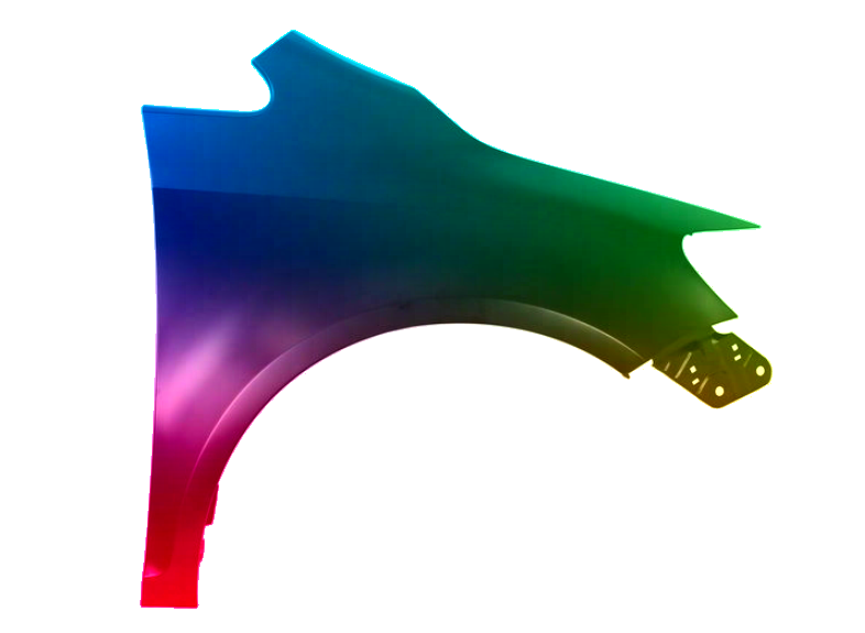 Stænkskærm foran til højre til VW GOLF PLUS PAINTED IN LA3X 2005-2013 - Image 2