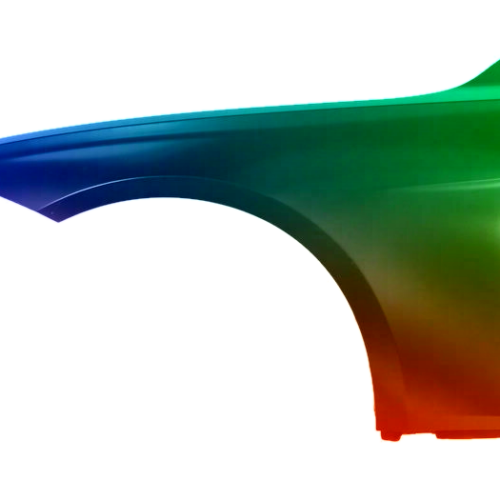 Stænkskærm VENSTRE FRONT Til BMW F30 F31 12-19 MALET I FARVE EFTER DIT VALG NY