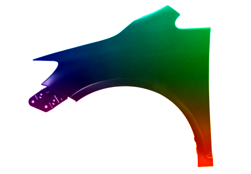 Stænkskærm VENSTRE FOR til VW GOLF PLUS MALET I LA8X 2005-2013 - Image 2