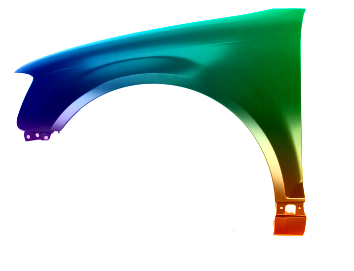 Stænkskærm foran højre til AUDI A3 8P 08-12 MALET I FARVE EFTER EGET VALG - Image 4