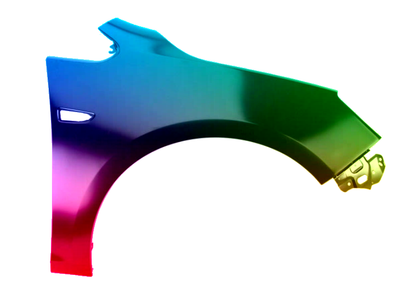 Stænkskærm FRONT HØJRE til Opel Astra J 09-15 MALET I Z176 NY - Image 2