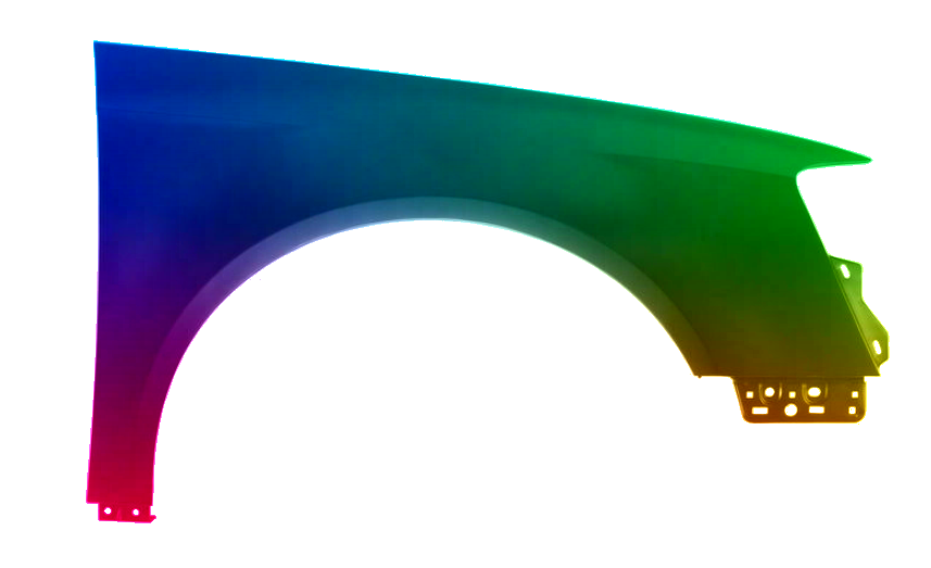 Stænkskærm FRONT RIGHT til VW PASSAT B6 2005-2010 MALET I LA7W NY - Image 2