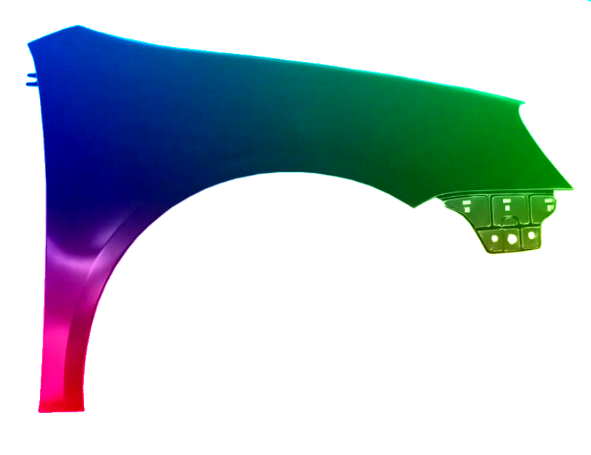 Stænkskærm til venstre til VW GOLF V 03-10 Lakeret i ønsket farve - Image 2