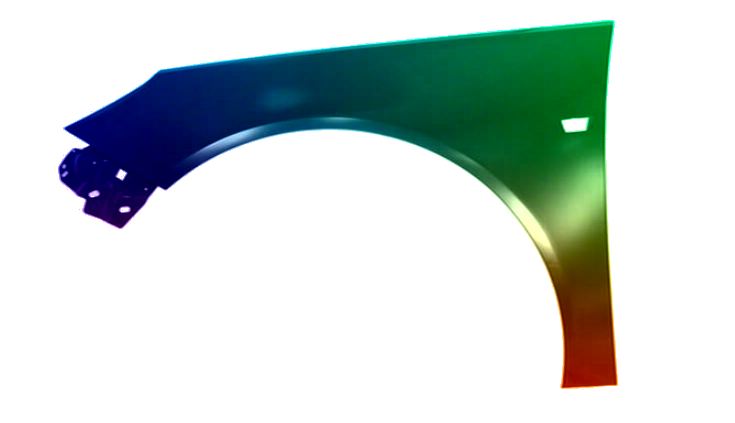 Stænkskærm VENSTRE FRONT til Opel Insignia 08-17 MALET I Z177 NY - Image 2