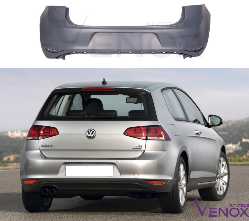 Bagkofanger til VW Golf 7 VII lakeret i ønsket farve 2012-2017 - Image 2