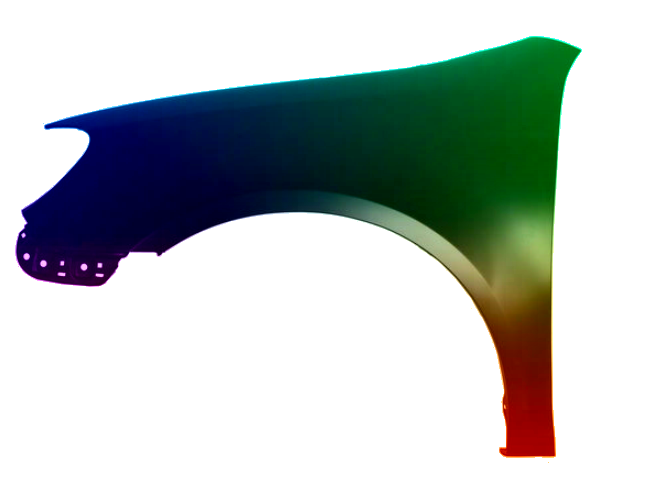 Stænkskærm VENSTRE FRONT Til VW GOLF 6 + GTI 2008-2013 MALET I LC9X NYT - Image 2