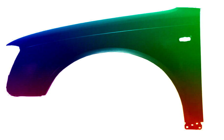 Stænkskærm venstre for til AUDI A4 B7 2004-2008 malet i LC9X NEW - Image 2