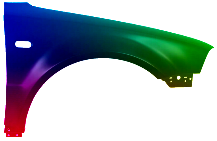 Stænkskærm FRONT RIGHT til VW PASSAT B5 2000-2005 MALET I LA5G NY - Image 2