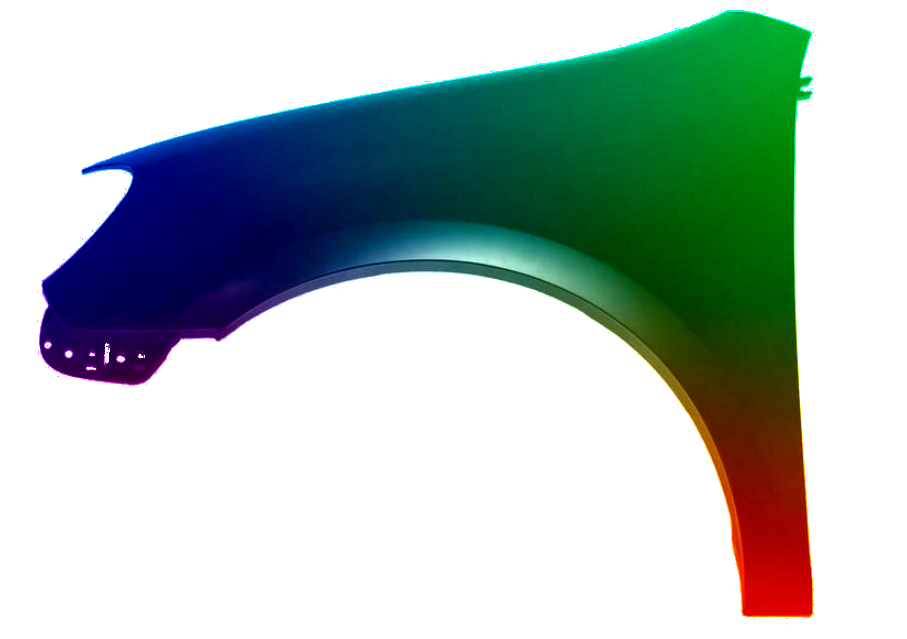 Stænkskærm VENSTRE FRONT Til VW GOLF VI 2008-2016 MALET I LH5X NY - Image 2