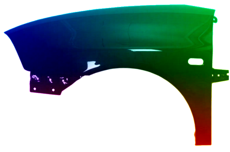 Stænkskærm VENSTRE FRONT Til Seat Ibiza/Cordoba 6L 02-09 MALET I LS7Z NY - Image 2