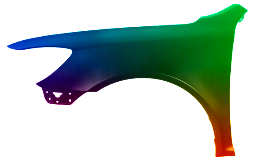 Stænkskærm FRONT LEFT til Skoda Octavia 1Z 08-13 MALET I 9910 LC9Z NY - Image 2