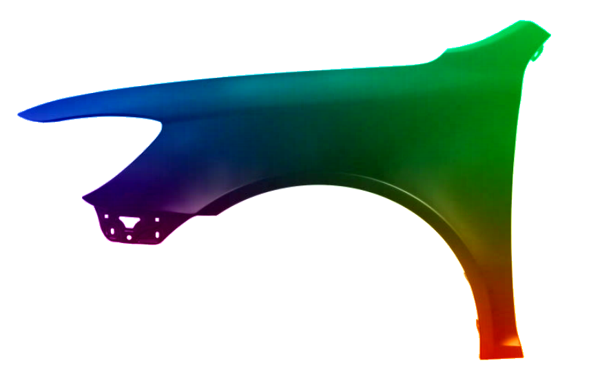 Stænkskærm FRONT LEFT til Skoda Octavia 1Z 08-13 MALET I 9910 LC9Z NY - Image 2