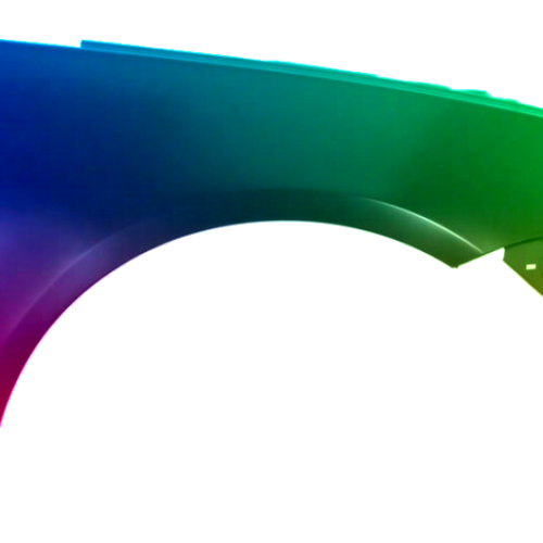 Stænkskærm højre til VW Eos 2006-2015 Lakeret i ønsket farve NY