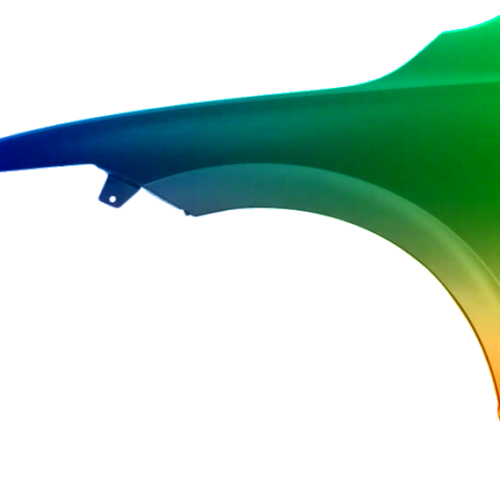 FRONT LEFT Mudguard for VW GOLF VIII PAINTED IN COLOUR OF YOUR CHOICE Fra 2019