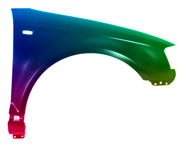 Stænkskærm RIGHT til A3 8P 03-08 LY9B NEW - Image 2