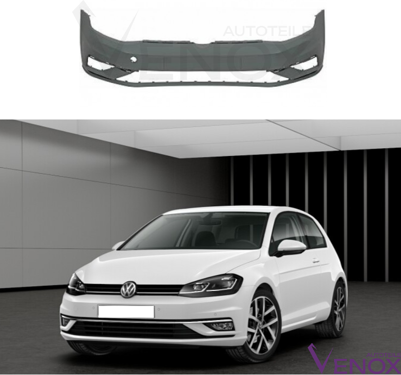 Forkofanger til VW Golf 7 VII 2017-2020 lakeret i en farve efter eget valg - Image 2