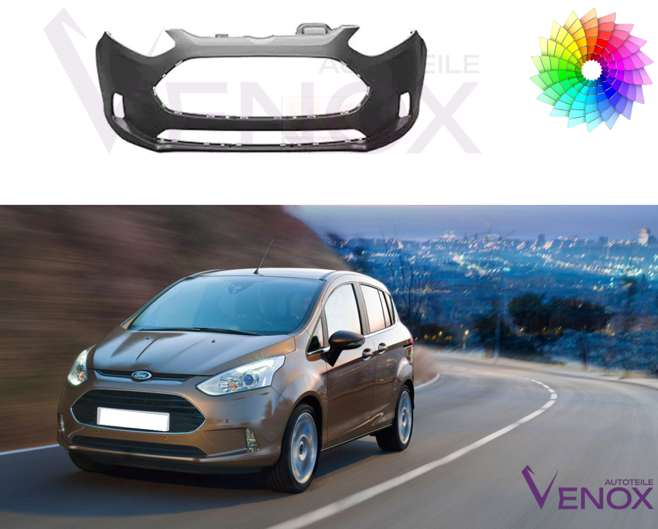 Forkofanger til Ford B-MAX fra 2012 malet i ønsket farve - Image 2