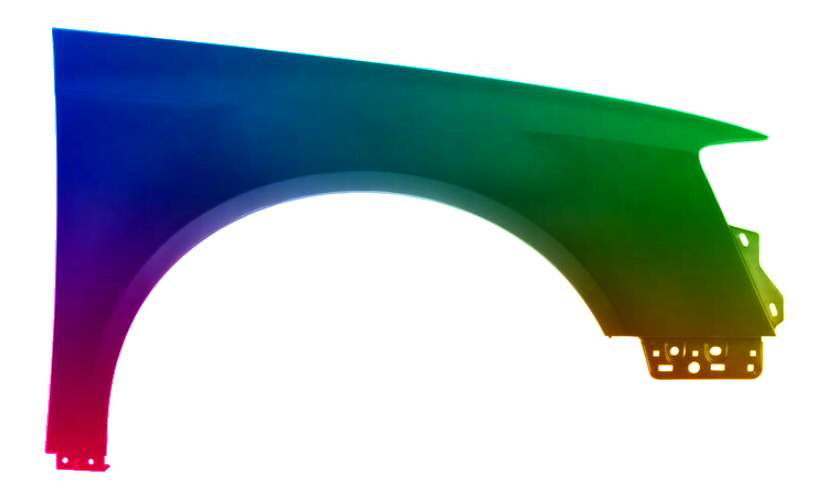 Stænkskærm FRONT RIGHT til VW PASSAT B6 2005-2010 MALET I LC8Z NY - Image 2
