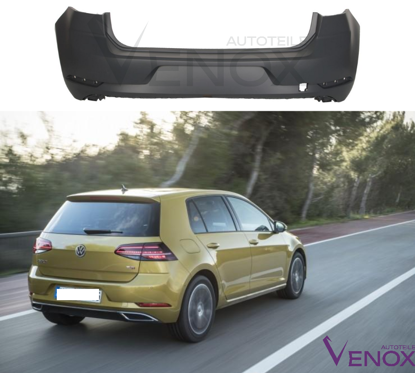 Bagkofanger til VW Golf 7 VII 17-20 malet i ønsket farve - Image 2