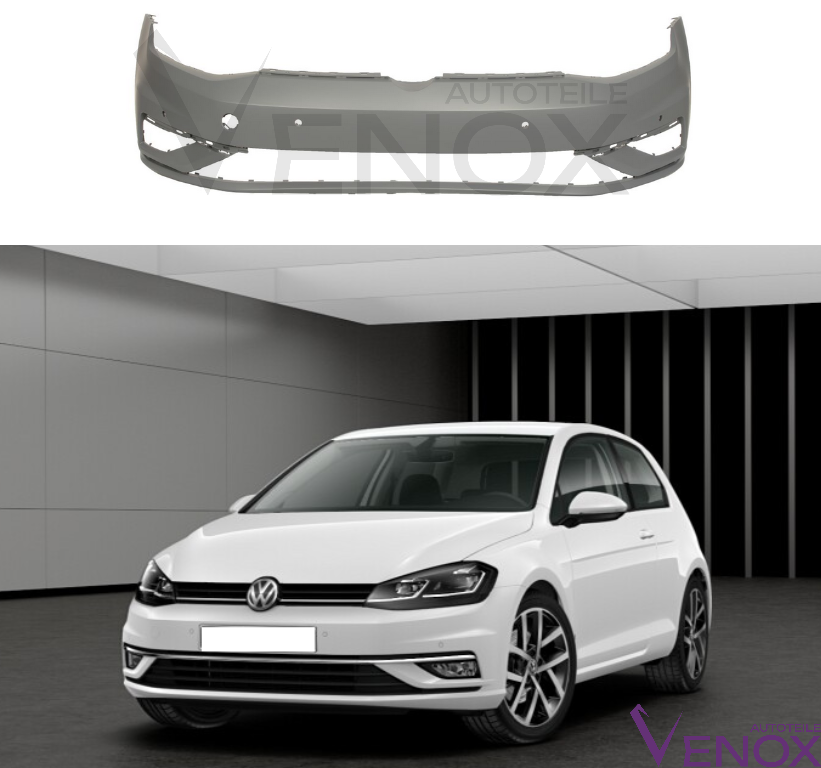 Forkofanger til VW Golf 7 2017-2020 VII 4 PDC malet i ønsket farve - Image 2