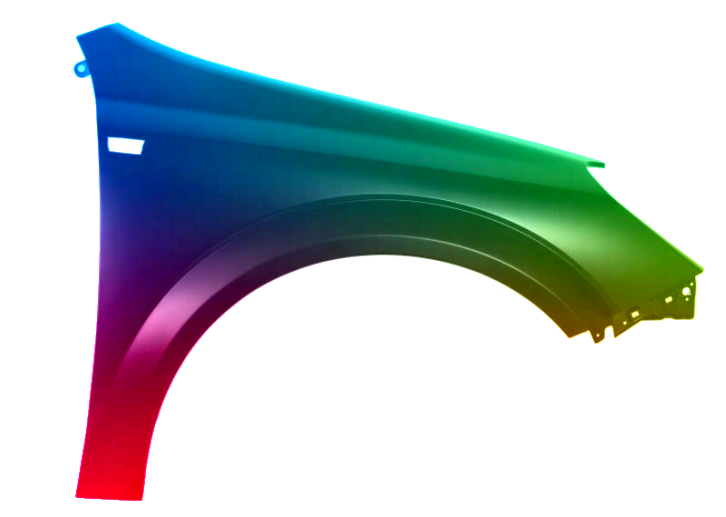 Stænkskærm FRONT HØJRE til Opel Astra H 03-12 MALET I Z155 - Image 2