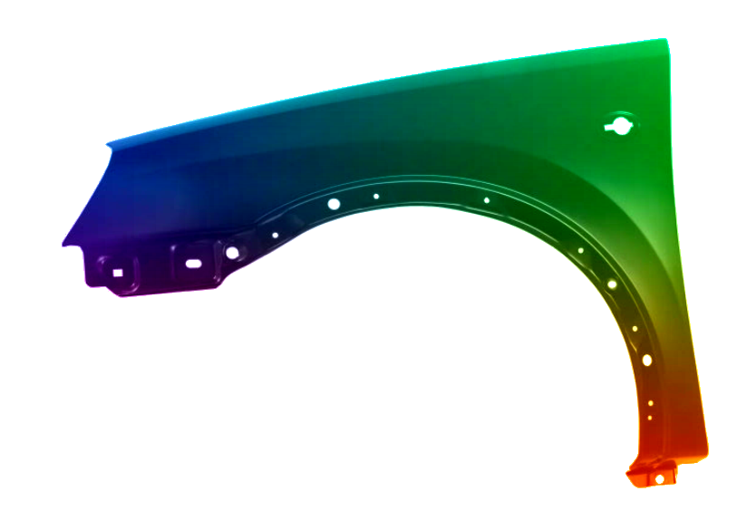 Stænkskærm VENSTRE FORAN til Opel Corsa Combo C 00-10 MALET I Z165 NY - Image 2