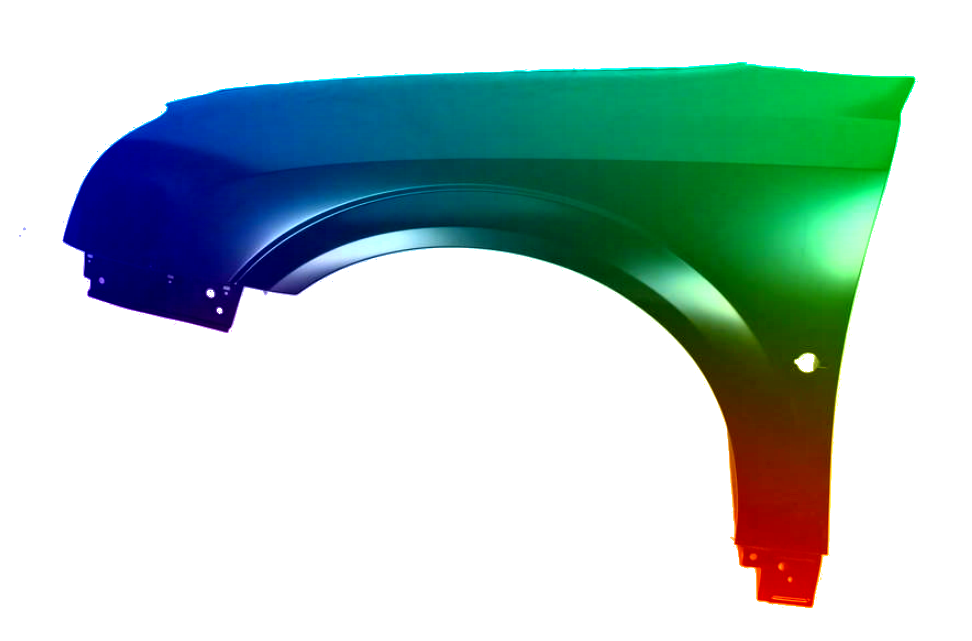 Stænkskærm VENSTRE FRONT Til Opel Vectra C Signum 01-05 MALET I Z163 NY - Image 2