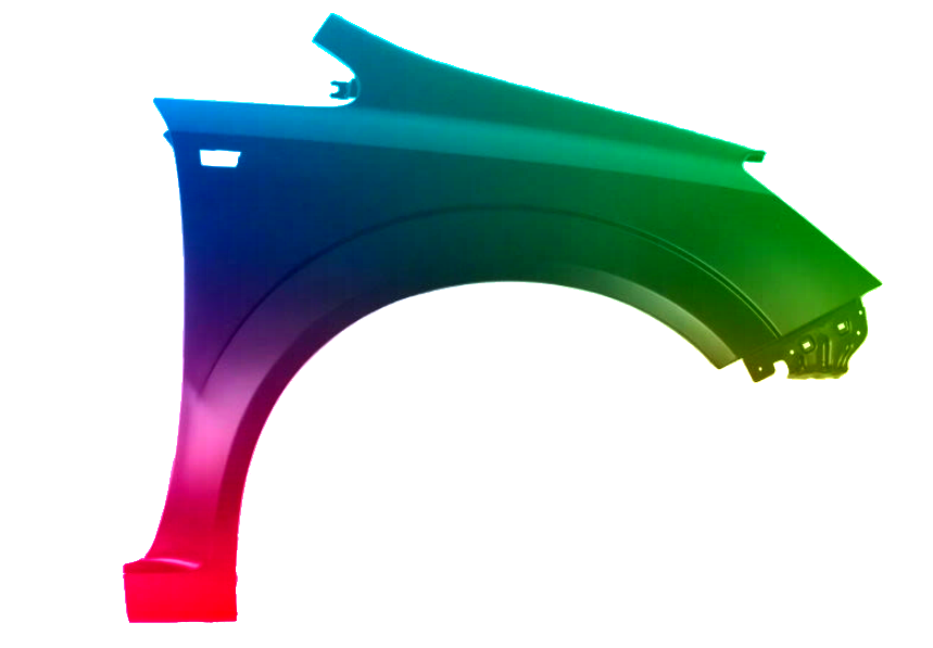 Stænkskærm FRONT RIGHT til Opel Zafira B 05-11 MALET I Z40R NYT - Image 2