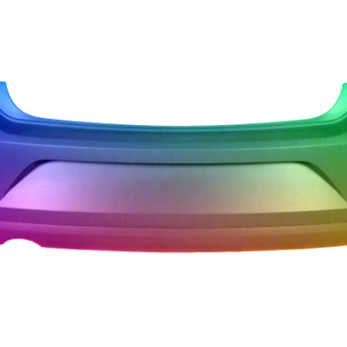 Bagkofanger til VW Polo 6R 2014-2017 malet i ønsket farve