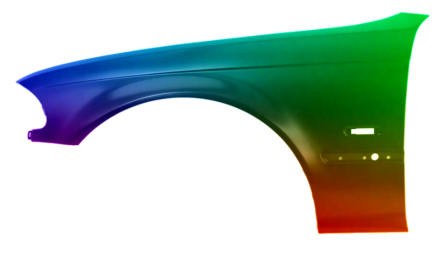 Stænkskærm VENSTRE FRONT Til BMW E46 98-01 MALET I 443 SAHARA BEIGE NY - Image 2
