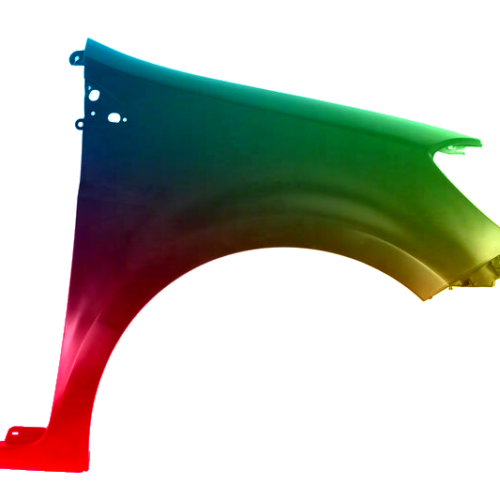 Stænkskærm højre til Renault Clio III 2005-2012 Lakeret i ønsket farve NYT