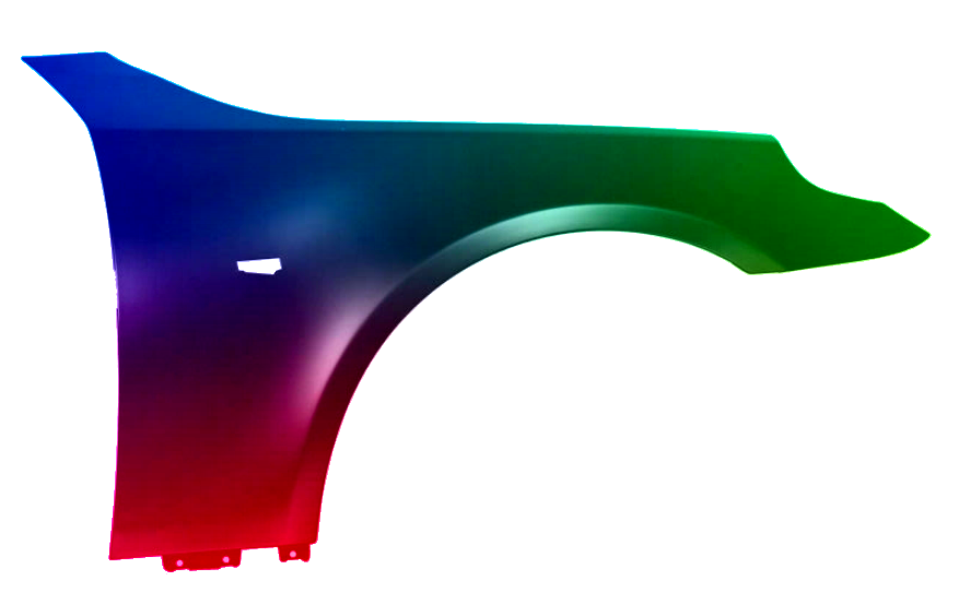 Stænkskærm FRONT RIGHT til BMW E60 E61 03-10 MALET I A36 NY - Image 2