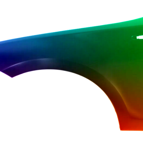 Stænkskærm FRONT LEFT til BMW E81 E82 E87 E88 04-13 MALET I 354 NYT