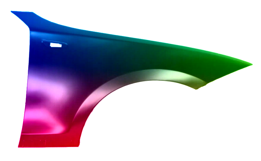Stænkskærm FRONT RIGHT til BMW E81 E82 E87 E88 04-13 malet i A72 NEW - Image 2