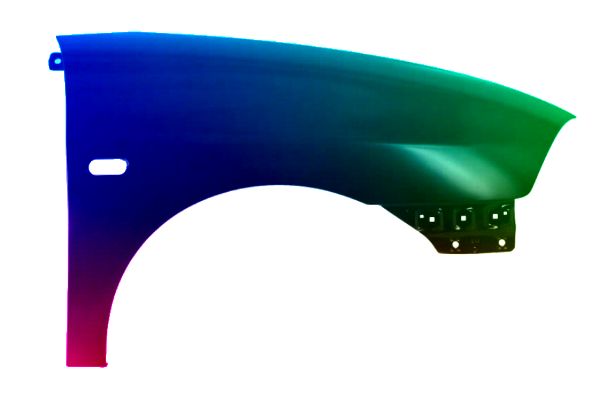 Stænkskærm HØJRE til Seat Ibiza Cordoba 6L 02-09 MALET I LS3W NY - Image 2