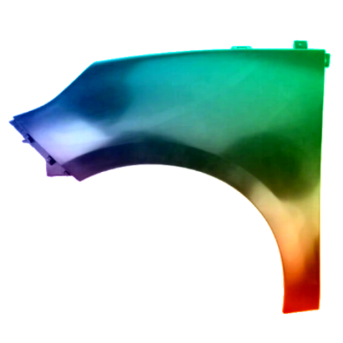 Stænkskærm til venstre til Renault Scenic III 2009-2011 Lakeret i ønsket farve NY