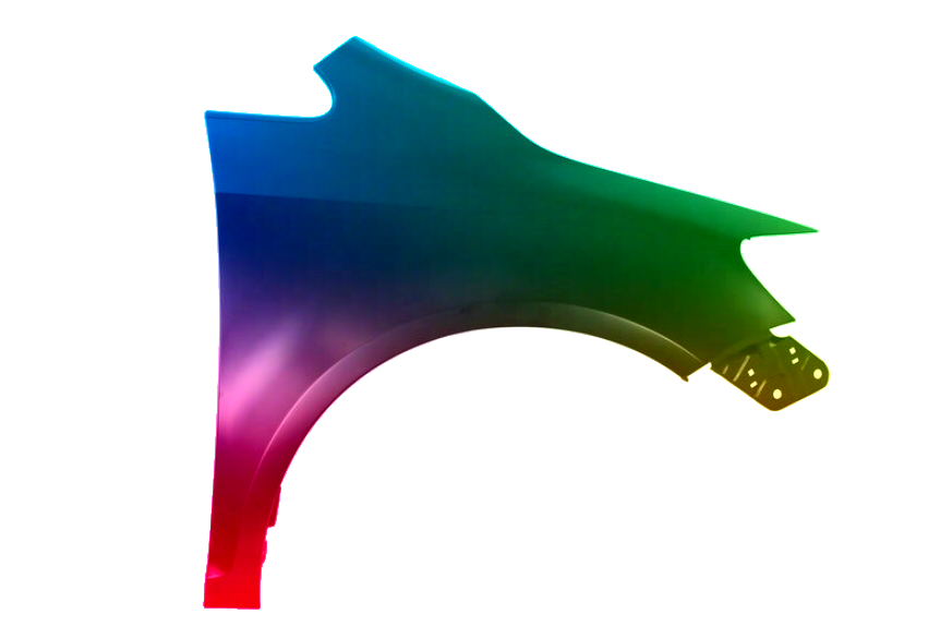 Stænkskærm foran til højre til VW GOLF PLUS PAINTED IN LA5S 2005-2013 - Image 2