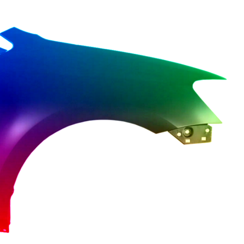 Stænkskærm FRONT HØJRE til VW Polo 6R 09-17 MALET I WISHED FARVE