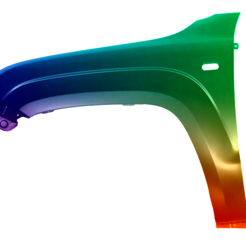 Stænkskærm VENSTRE FORAN til VW Amarok 2010-2017 MALET I DEN FARVE, DU VÆLGER
