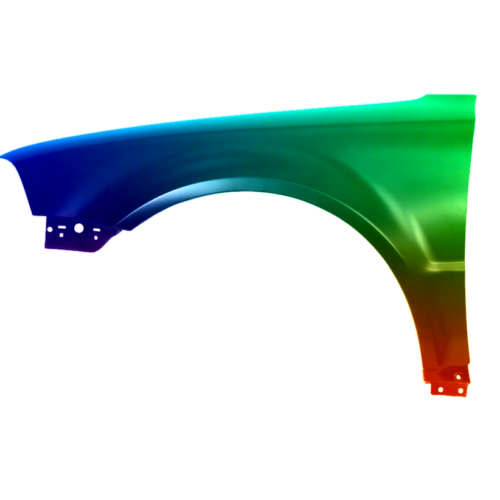 Stænkskærm foran til venstre til VW Passat B5 03-05 LÆGGET I WISHED FARVE