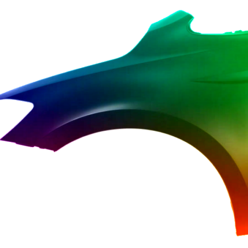 Stænkskærm til venstre til VW Touran 5T fra 2015 Lakeret i ønsket farve